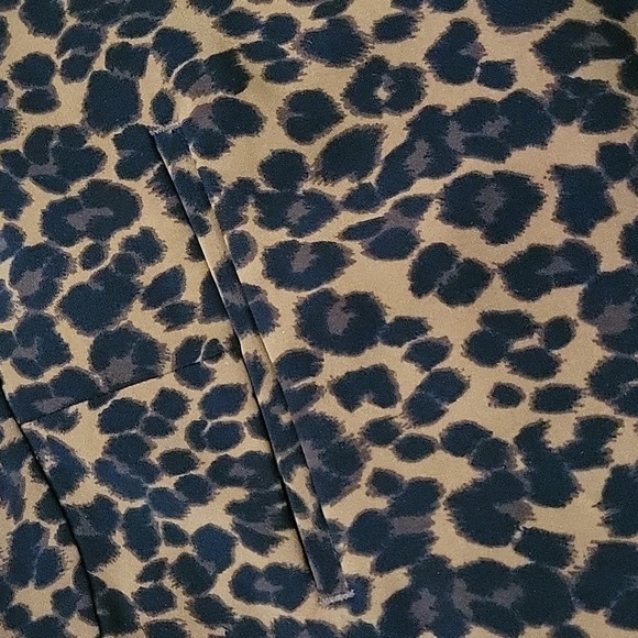 Ladies Animal Print Dress Pants - Picture 3 of 5